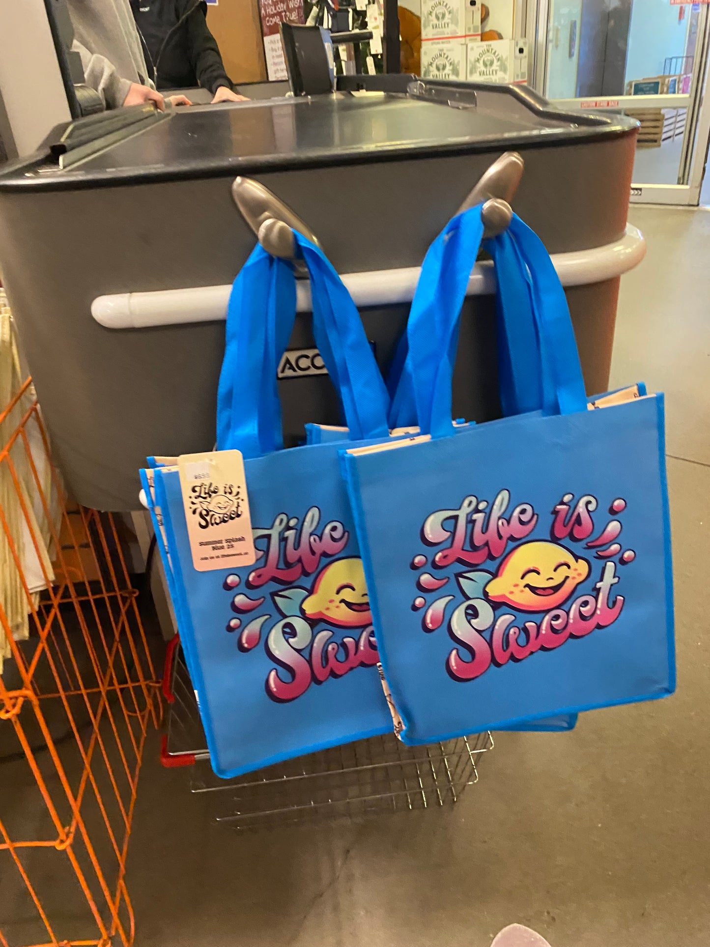 Stay Strong Bundle 💙Set of 3 Blue Splash Vinyl Totes